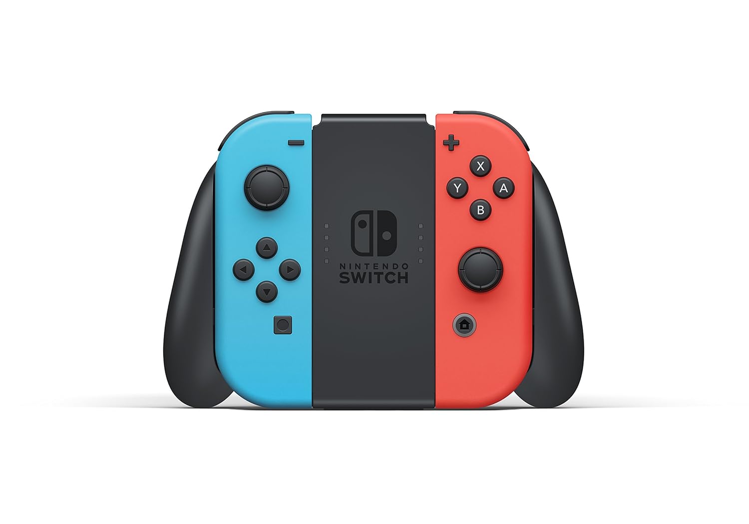 Nintendo Switch with Neon Blue and Neon Red Joy‑Con
