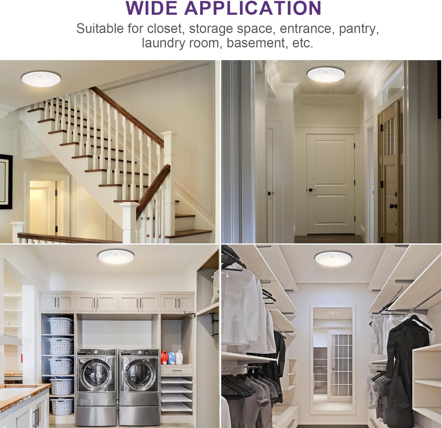 Disk Light Fixture with Motion Sensor